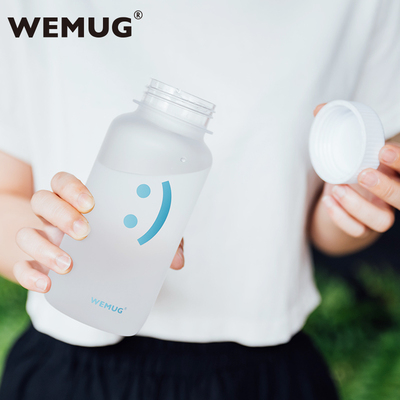 香港wemug水杯子笑脸随身杯冷萃咖啡杯随手牛奶塑料便携式密封杯