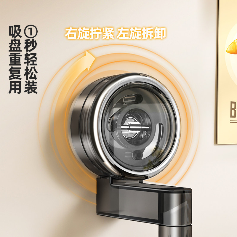 厨房葱姜蒜收纳盒吸盘式