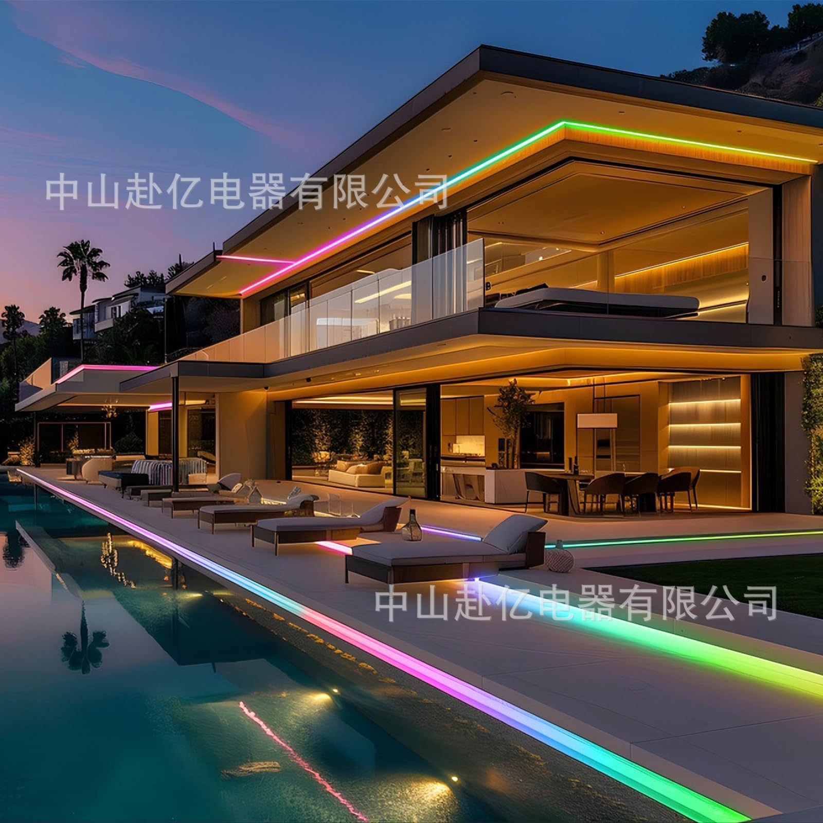 RGB霓虹灯带LED七彩柔性