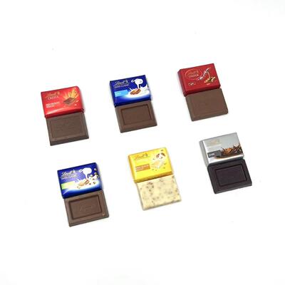 法国瑞士莲榛子榛仁巧克力小排cresta薄荷香橙白巧黑巧牛奶