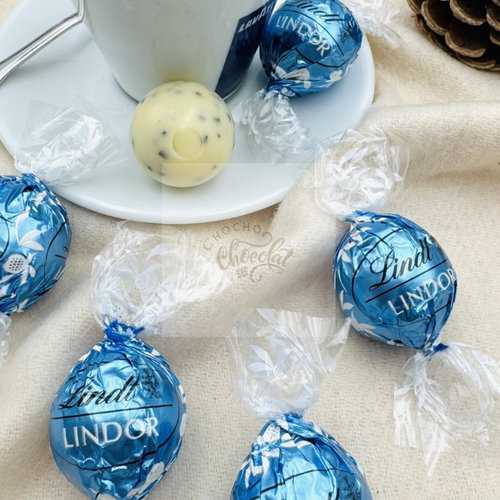 现货 法国LINDT瑞士莲LINDOR冰淇淋白巧软心夹心巧克力