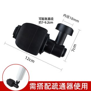 马桶头菜盆地漏下水道疏通神器管道通厕所一炮通高压厨房通马配件