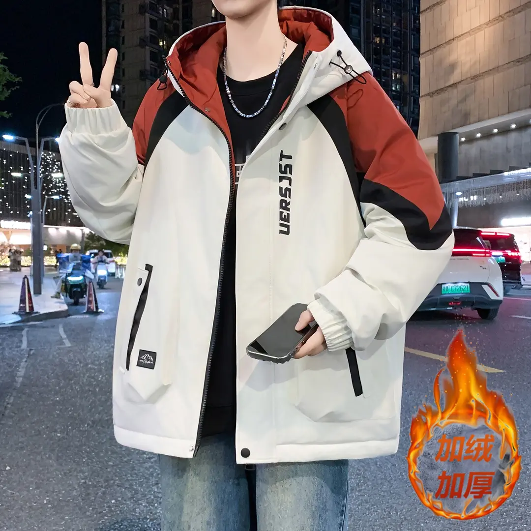 宝鑫格服饰百搭学生冲锋衣外套