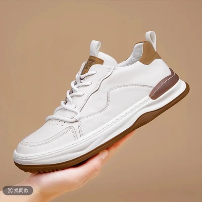 约西潮鞋馆牛皮小白鞋休闲板鞋