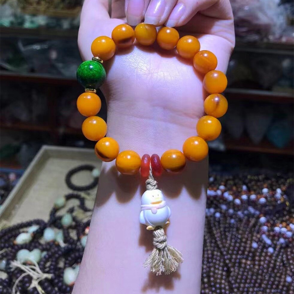 手链黄金甲手链山龟壳手串手链根付饰品民族风女款