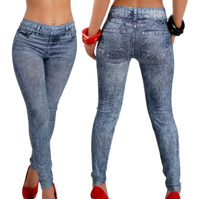 Tights tights black women's jeans纯色紧身裤黑色女式牛仔裤