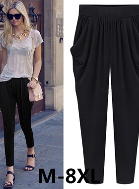 Straight pants Comfortable casual capris直筒长裤休闲七分裤