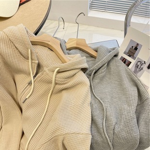 Sweatshirt针织外套拉链运动衫 Knitted oversize zipper jacket