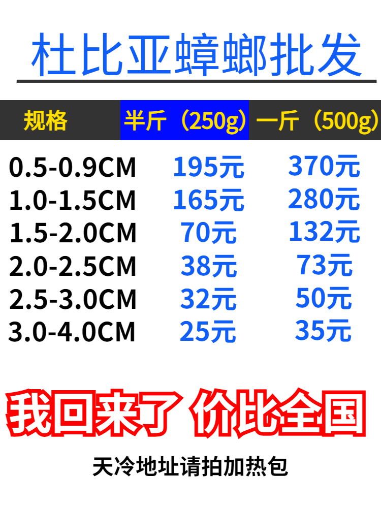 爬视界杜比亚蟑螂龙鱼蜥蜴爬虫仓鼠画眉金丝熊刺猬饲料各尺寸称斤