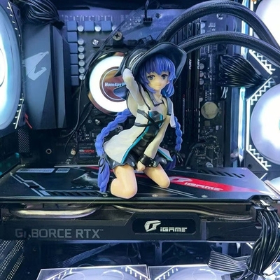 显卡手办摆件海景房机箱手办海景房机箱内部摆件电脑机箱内部手办