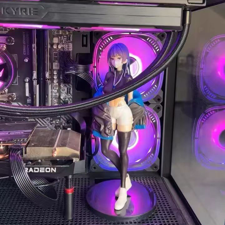 尤娜手办海景房手办机箱手办海景房机箱装饰摆件电脑机箱内部手办