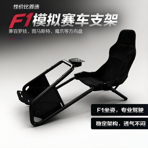 GT赛车模拟器座椅支架家用F1坐姿游戏方向盘支架图马斯特魔爪罗技