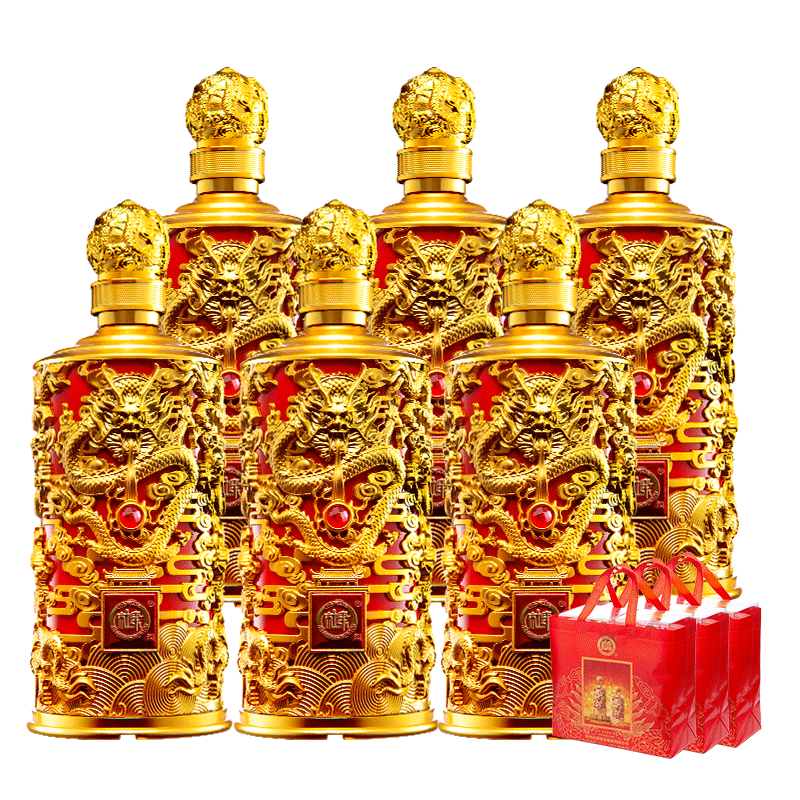 白水杜康酒 年份封坛优90龙尊52度浓香型白酒整箱送礼粮食酒6瓶