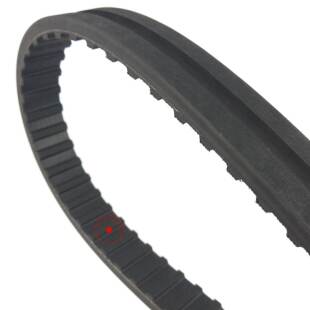 330H加厚同步带开槽磨槽带铜管机牵引带66齿铝管夹管带弯管机皮带