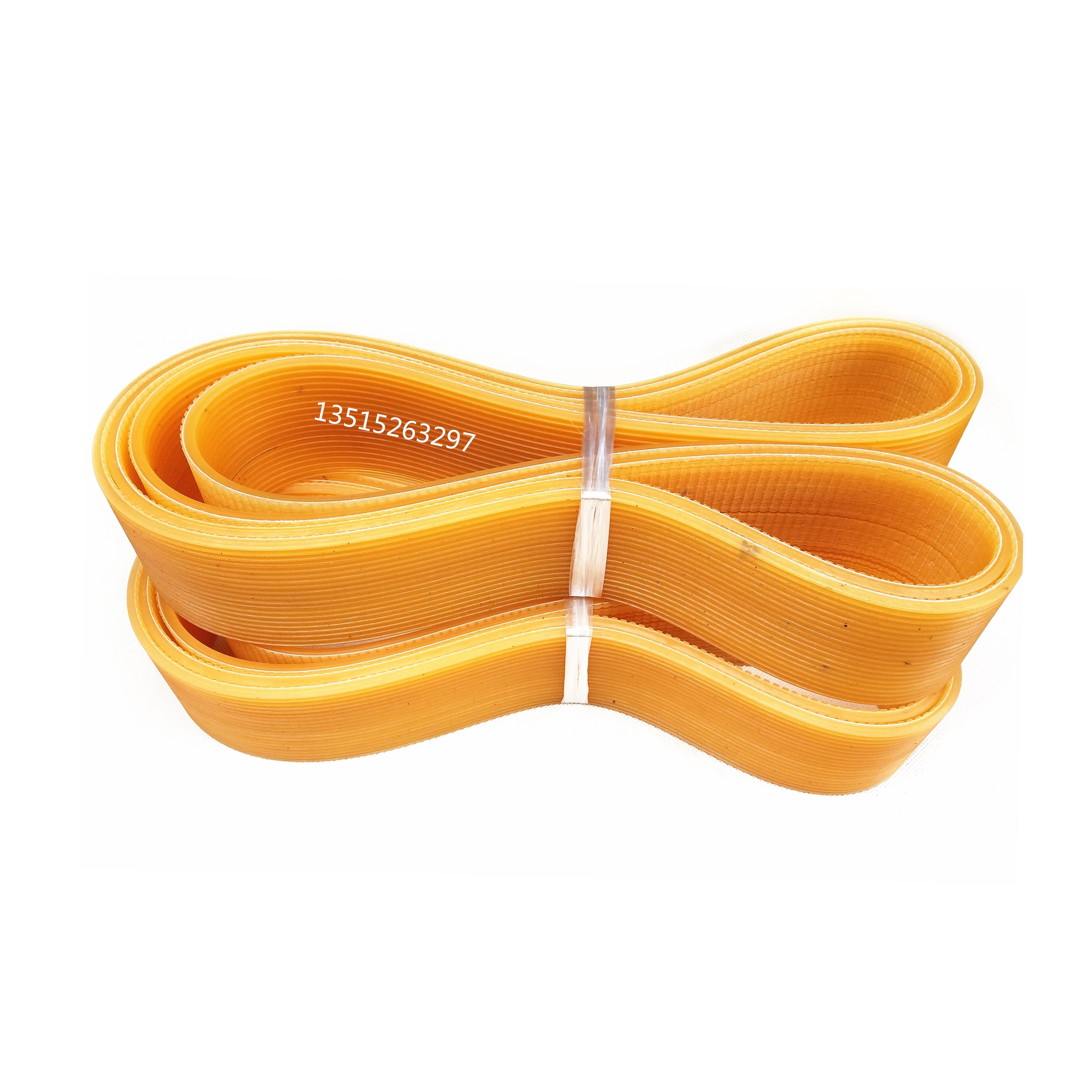 聚氨酯牛筋 橡胶多楔带PL665 720 750 900 950 974 990 1024 1114