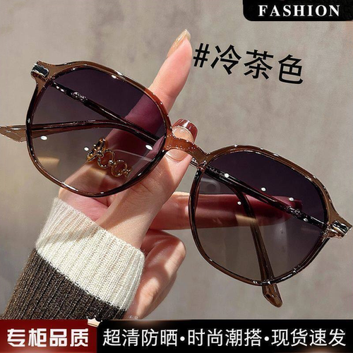 夏季户外偏光茶色墨镜