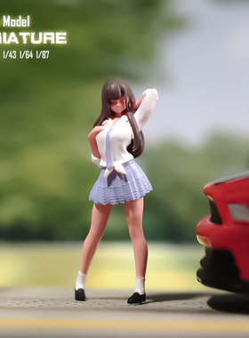 VM1/87/64/43/24/18喜多川海梦微缩场景微拍摄影车模型手办人偶