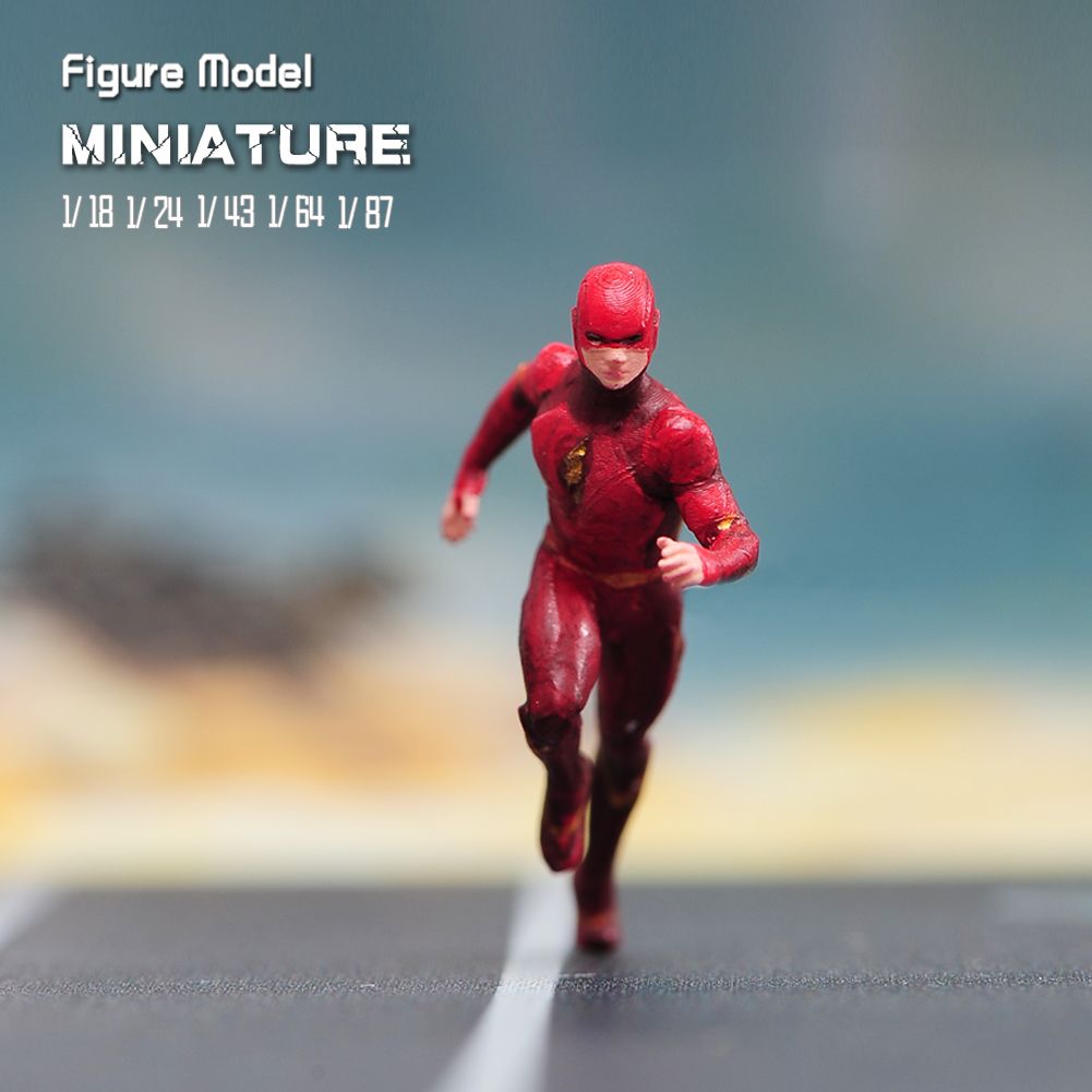 模型搭配小人偶diy涂装沙盘摆件