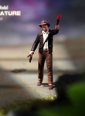 VM1/87/64/43微缩场景微拍摄影小人偶夺宝奇兵印第安纳·安纳琼斯