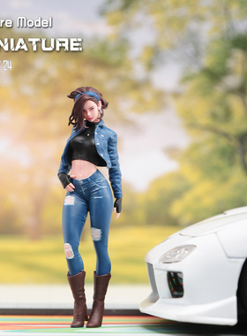 VM1/18/24/43/64/87人造人18号精涂微缩场景模型搭配手工涂装人偶