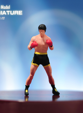 VM1/87/64/43 史泰龙洛基 微缩场景微拍摄影车模型搭配手办小人偶