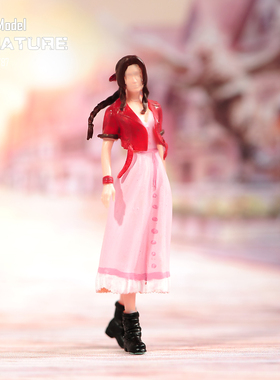 VM1/87/64/43最终幻想爱丽丝微缩场景微拍车模型搭配小人偶白膜