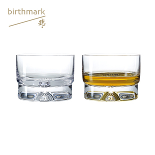 现货／ 痣birthmark 十字烈酒杯180ml／whisky威士忌酒杯 GLASS