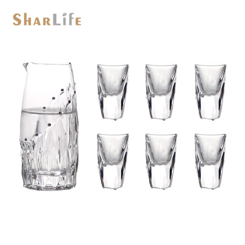 SharLife创意晶钻白酒杯套装