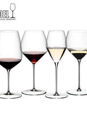 RIEDEL轻赢Veloce奥地利水晶高脚红白葡萄酒波尔多勃艮第杯醒酒器