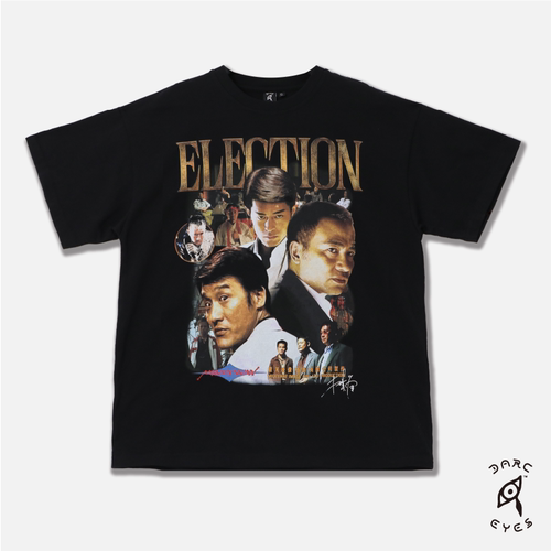 DarcEyes印花T恤香港电影致敬