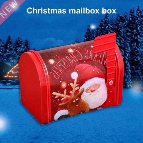 Brilliant Color Lovely Mailbox Design Christmas Candy Can