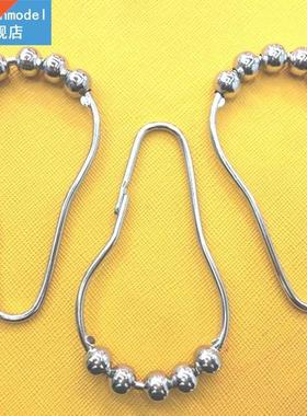 12pcs Shower Curtain Ring Hanging Clamp Ring Rustproof Showe