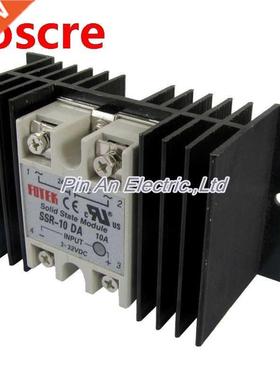 Single Phase Solid State Relay SSR-10DA 10A 3-32V DC 24-380V