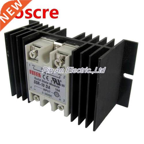 Single Phase Solid State Relay SSR-10DA 10A 3-32V DC 24-380V