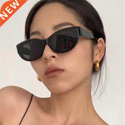 The New Retro Oval Frame Sunglasses Personality Catwalk Smal