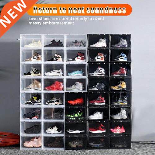 Acrylic Combination Shoe Cabinet High Light Transmission