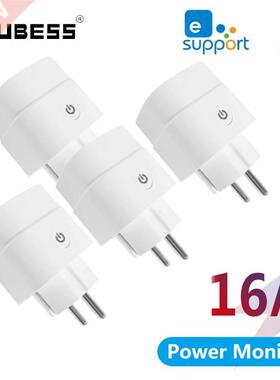 AUBESS EWelink WiFi Smart Socket 16A EU Plug APP Remote Work