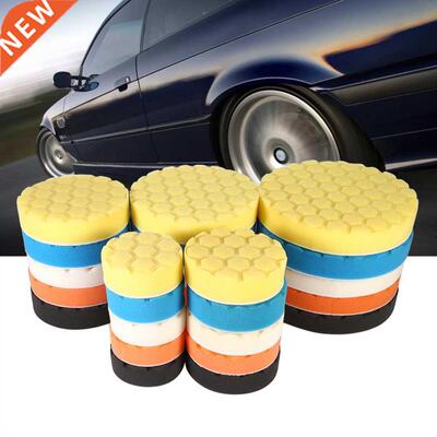 5Pcs Set Car Waxing Buffing Sponge Pad 3/4/5/ Inch Auto Care