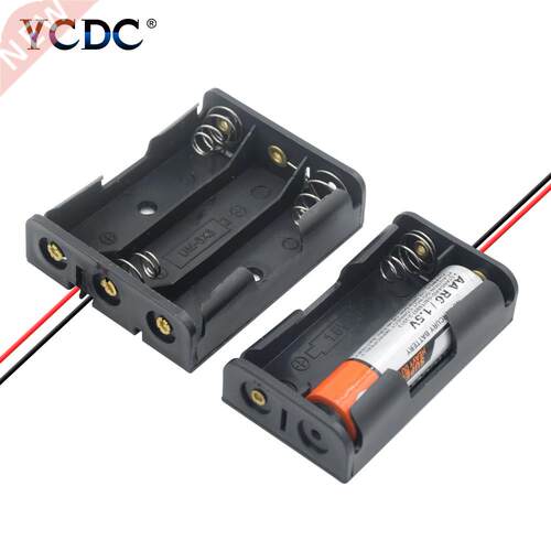 ABS Plastic AA Size Power Battery Storage Case Box Holder L