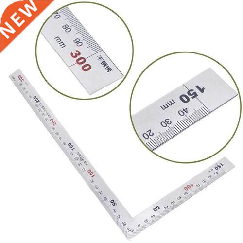 Stainless Steel 15x30cm 90 Degree Angle Metric Try Mitre Squ