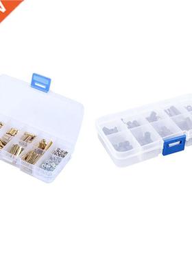 88 Pcs M3 Nylon Hex Spacers Screw Nut Stand-Off Black &a