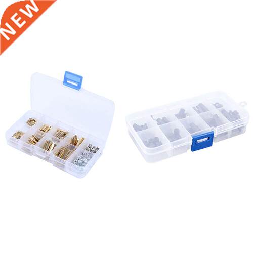 88 Pcs M3 Nylon Hex Spacers Screw Nut Stand-Off Black &a