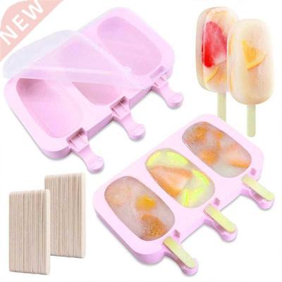 2 PCS Ice Silicone Moulds with Lid Cream Dessert Moulds