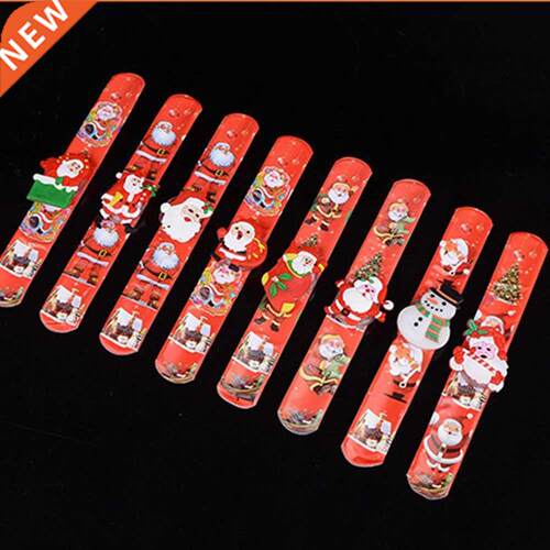 1Pc LED Christmas Patting Circle Bracelet Glowing Bracelet