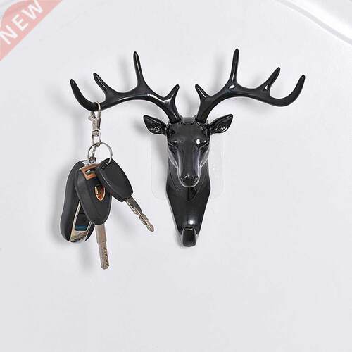 Wall Hanging Hook Vintage Deer Head Antlers for Hanging Clot