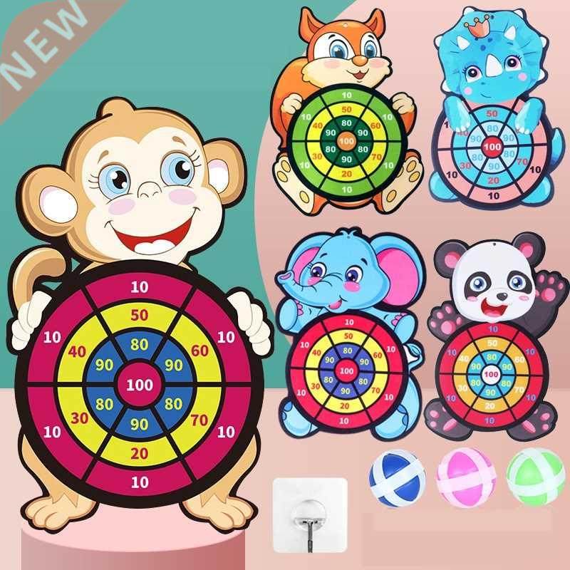 Montessori Dart Board Target Sports Game Toys For Children 4