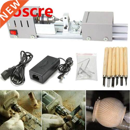 Mini Lathe Machine Wood Lathe Drill Rotary Beads Machine Pol