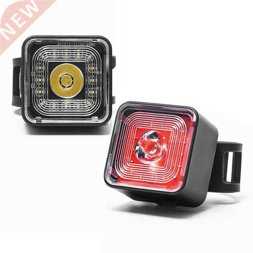 Bicycle Front and Rear Sets of Lights Smart Brake Tail Light