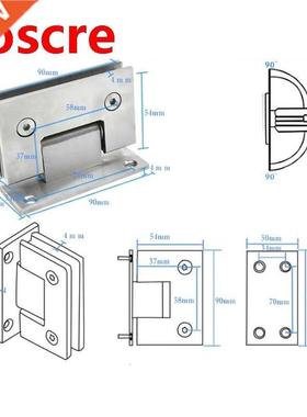 8-12 Glass Door Hinge Bathroo Shower Door Fraeless Brack