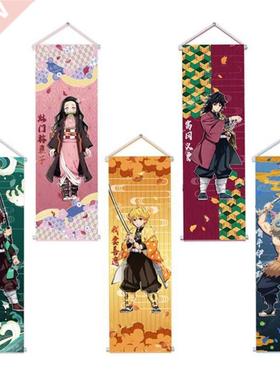 Fashion Prints Scroll Anime Demon Slayer Kimetsu Poster Hipp